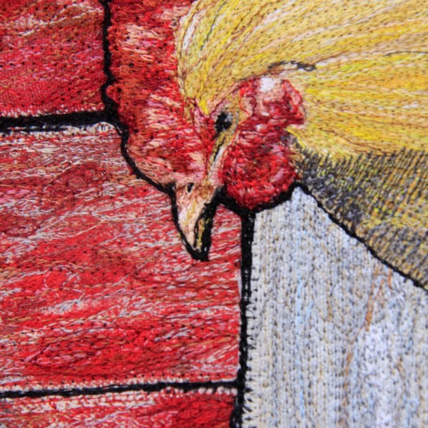 robinson farm girl detail